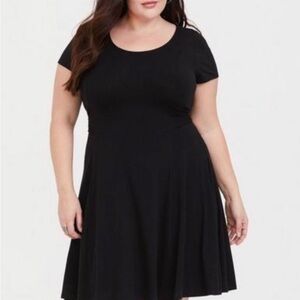 Torrid Tie- Waist Black Women's Dress